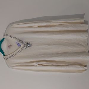 NWT Jeweled neck sweater